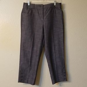 COUNTERPARTS Capri dress gray pants size 12